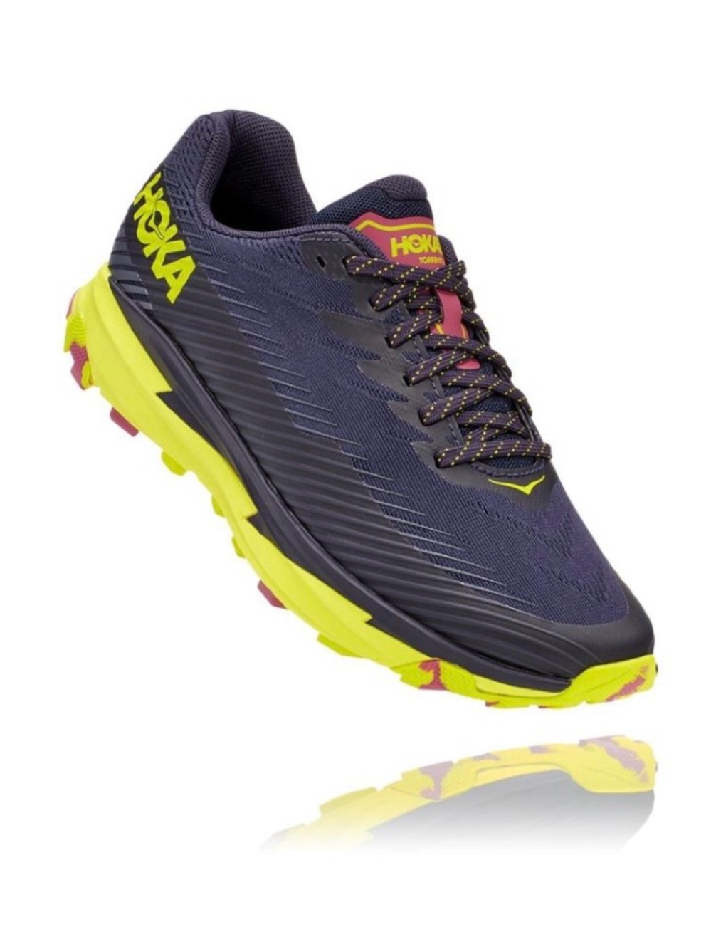 HOKA Torrent 2 Sneakers, navy and yellow